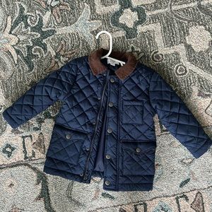 Crown and Ivy navy blue quilted jacket